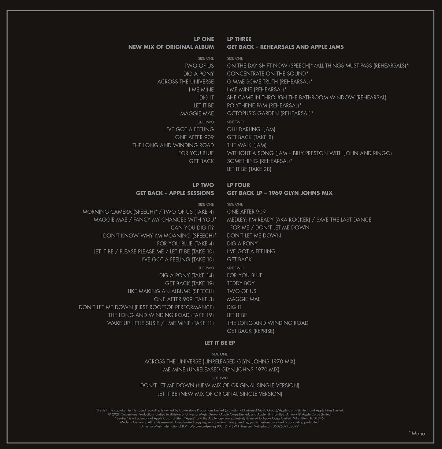 Let It Be – Special Edition (Super Deluxe Vinyl) { vinyl }