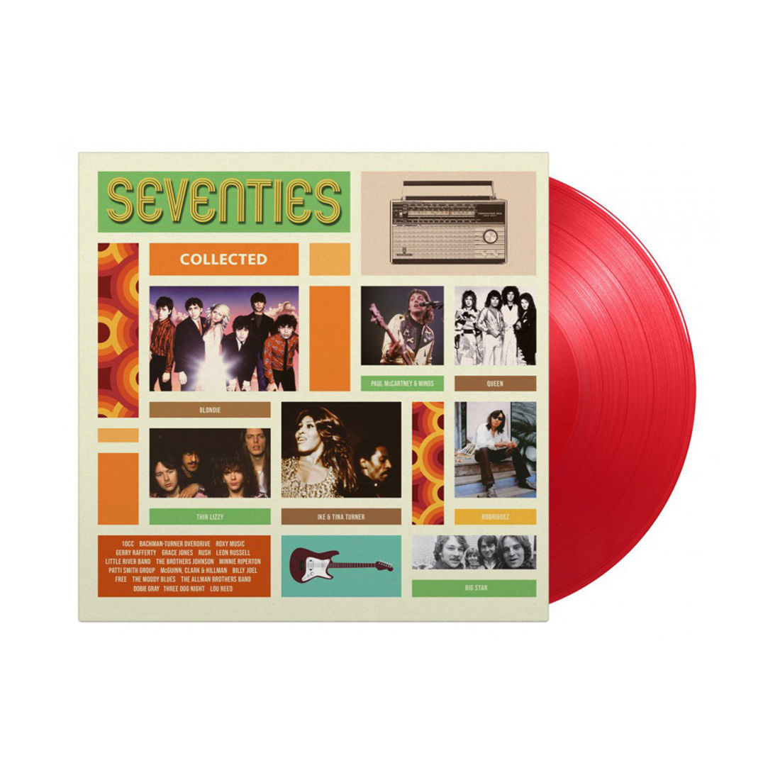 Seventies Collected: Limited Edition 180g Transparent Red Vinyl 2LP { vinyl }
