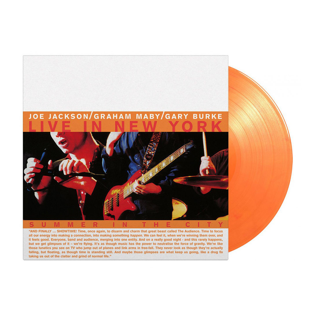 Summer In The City (Live In New York): Limited Edition Gatefold Orange Vinyl LP { vinyl }