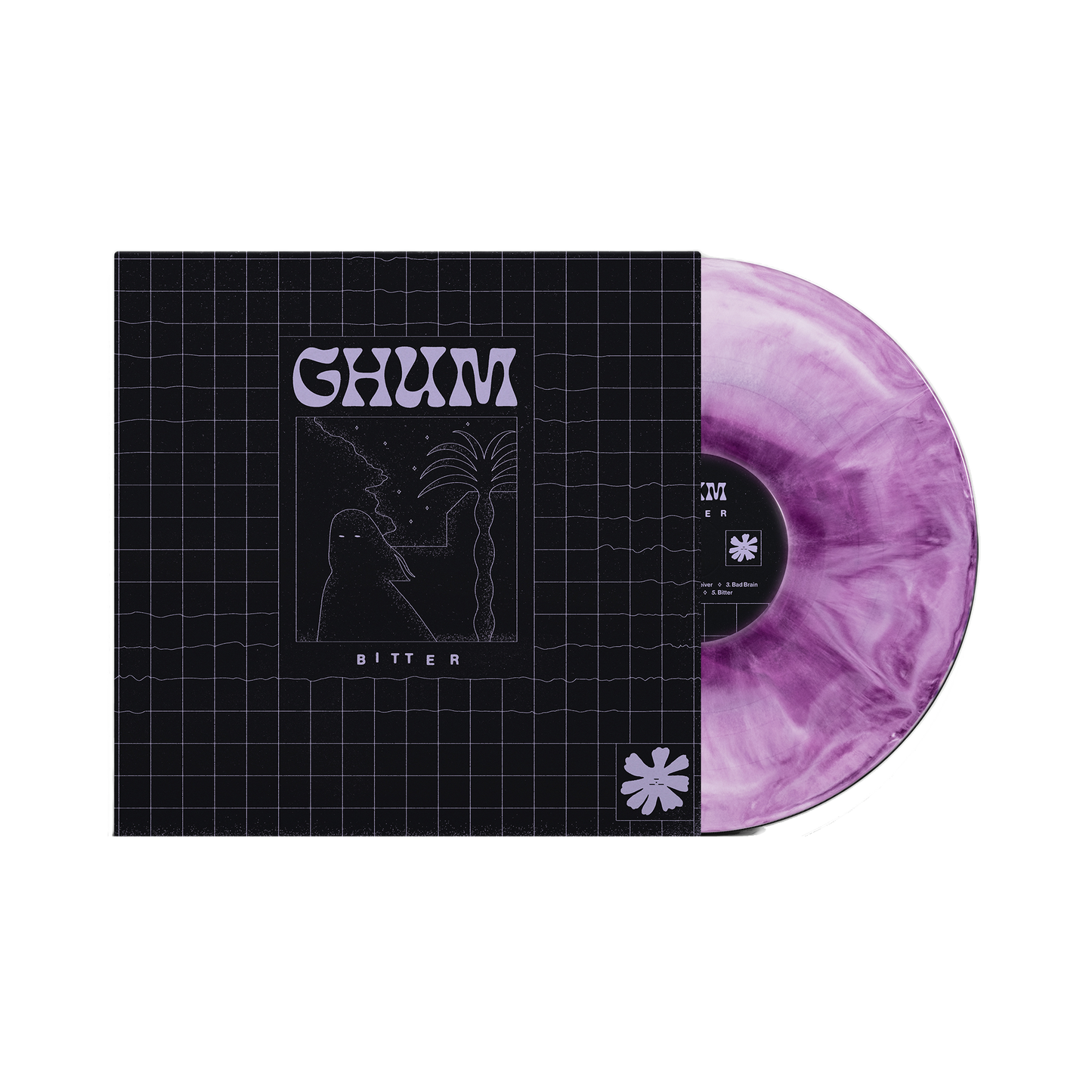 Bitter: Signed Purple/White Galaxy Swirl Vinyl LP { vinyl }