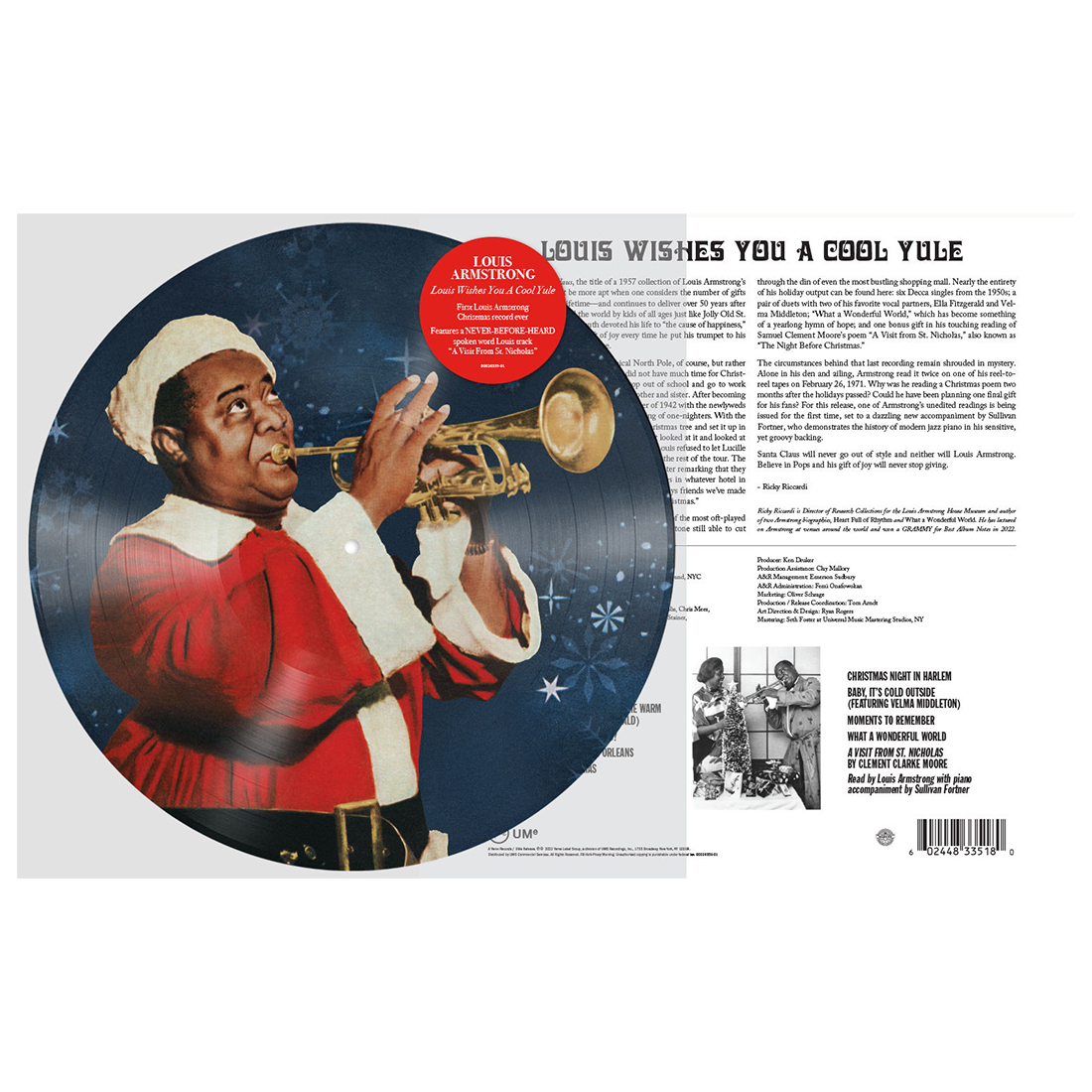 Louis Wishes You A Cool Yule: Picture Disc Vinyl LP { vinyl }