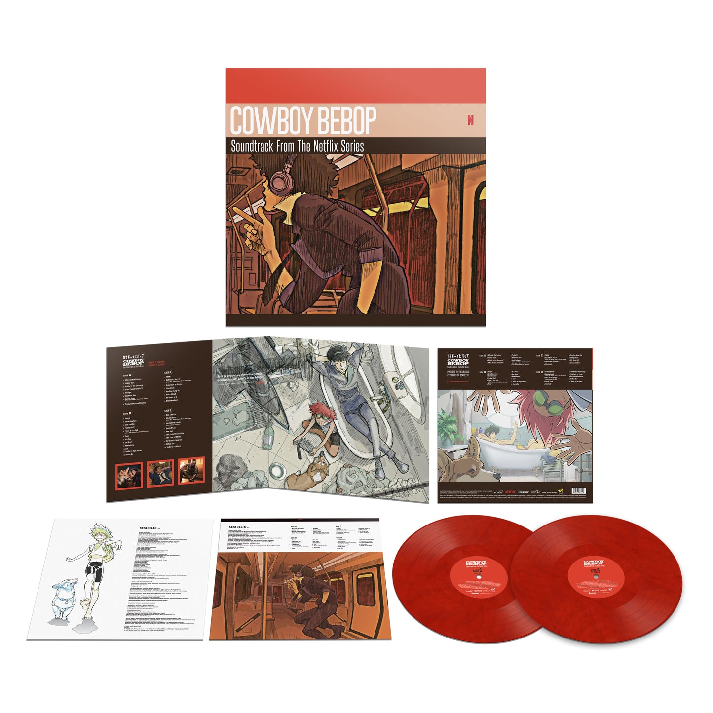 Cowboy Bebop - Soundtrack from the Netflix Original Series: Limited Red Marble Vinyl 2LP { vinyl }