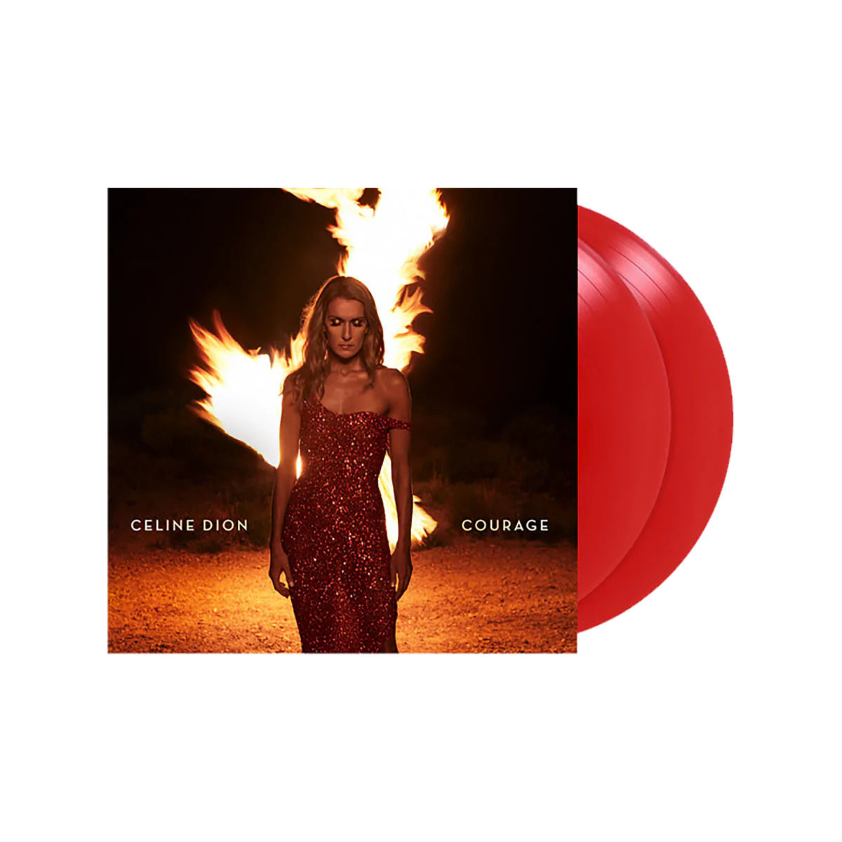 Courage: Limited Edition Gatefold Translucent Ruby Red Vinyl 2LP { vinyl }