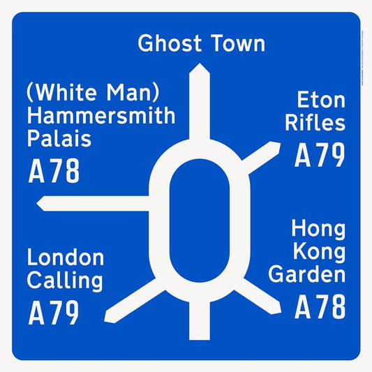 Road to Nowhere: Post-Punk Roundabout Screen Print Poster { vinyl }