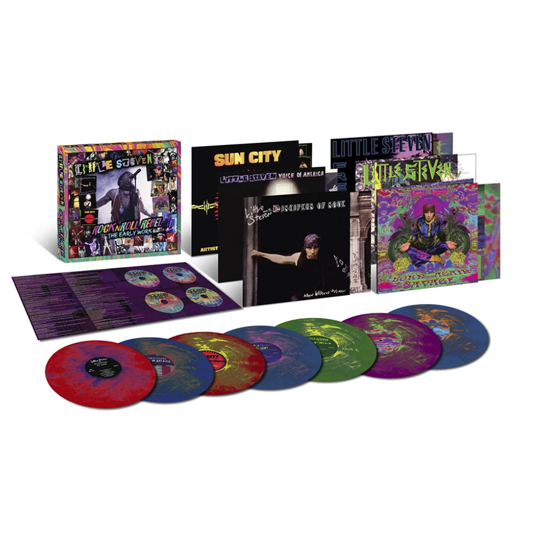 Rock N Roll Rebel – The Early Work Career: Exclusive Colour Vinyl 7LP Box Set { vinyl }