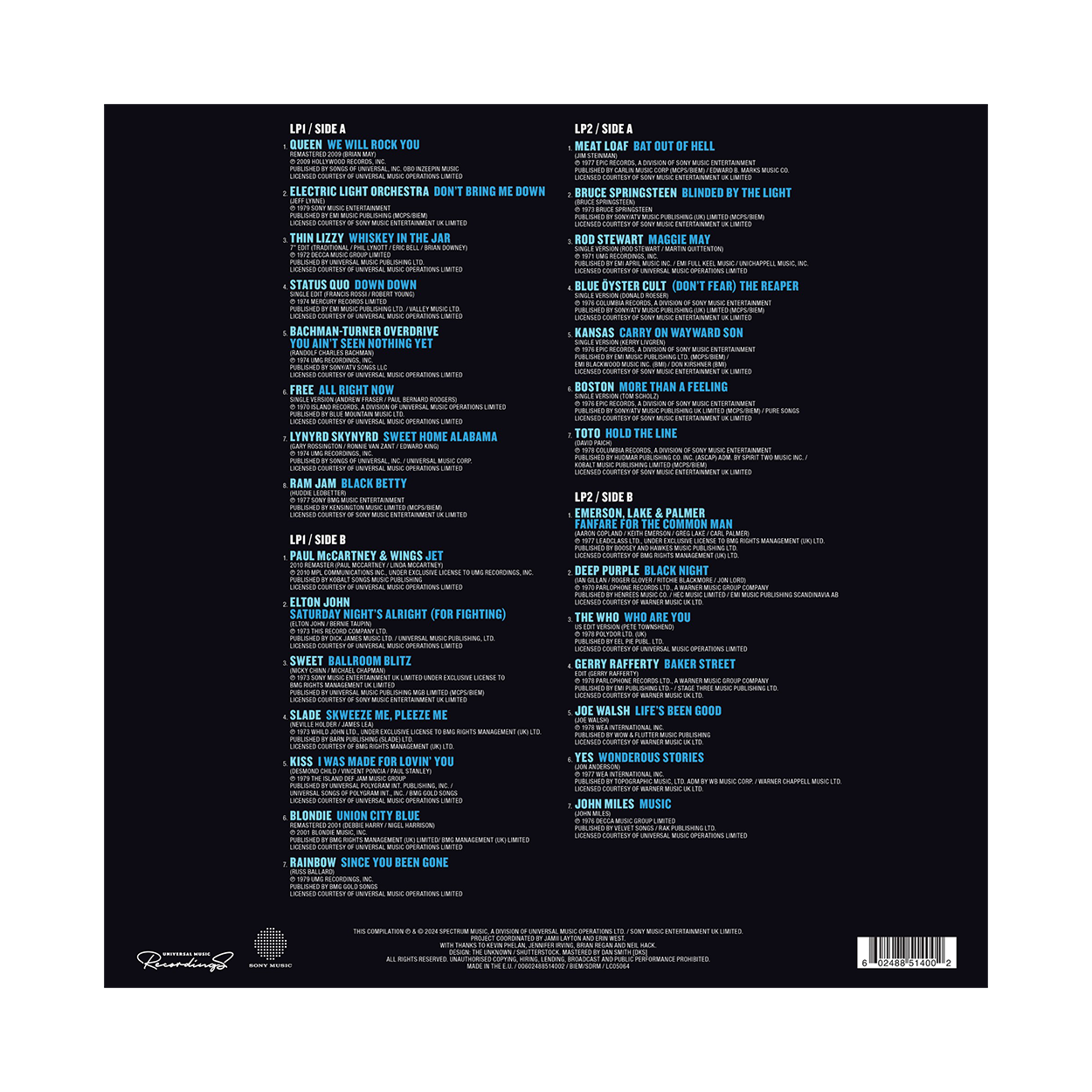 Rock 70s Collection: Vinyl 2LP { vinyl }