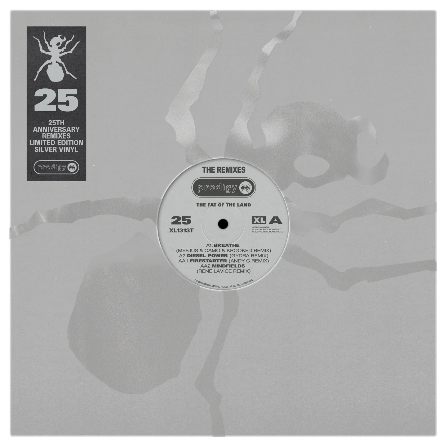 The Fat Of The Land (25th Anniversary Remixes): Limited Silver Vinyl 12" Single { vinyl }