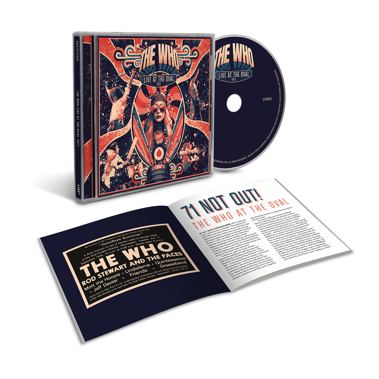 Live At The Oval 1971: CD { vinyl }