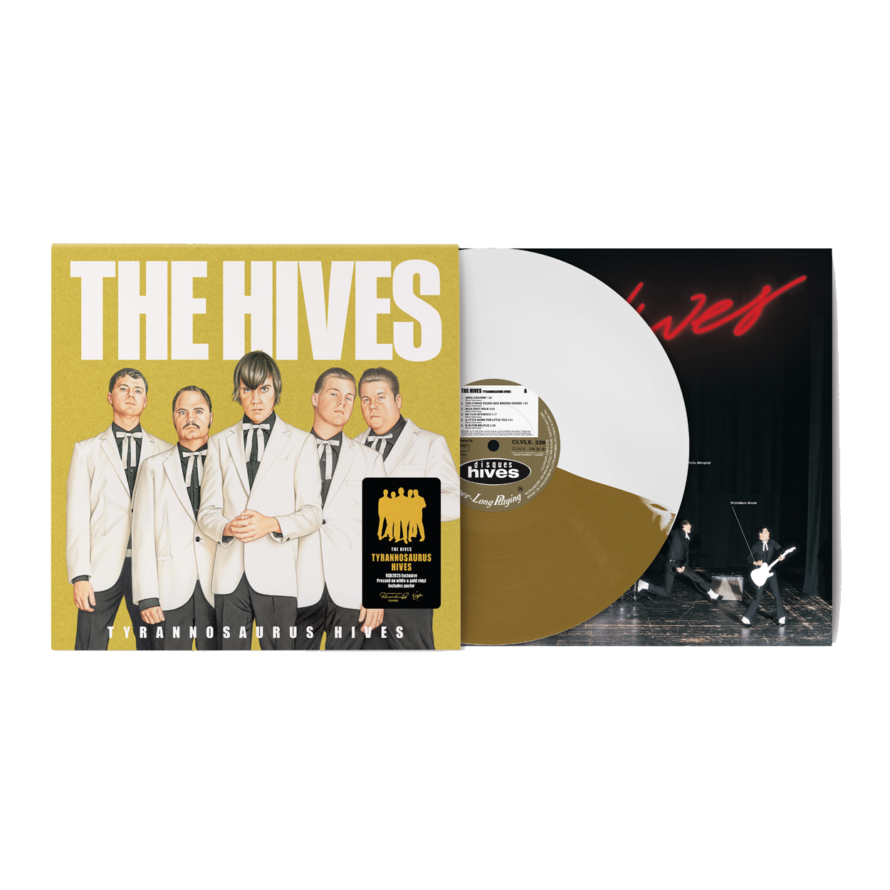 Tyrannosaurus Hives (RSD25): Gold & White Vinyl LP { vinyl }