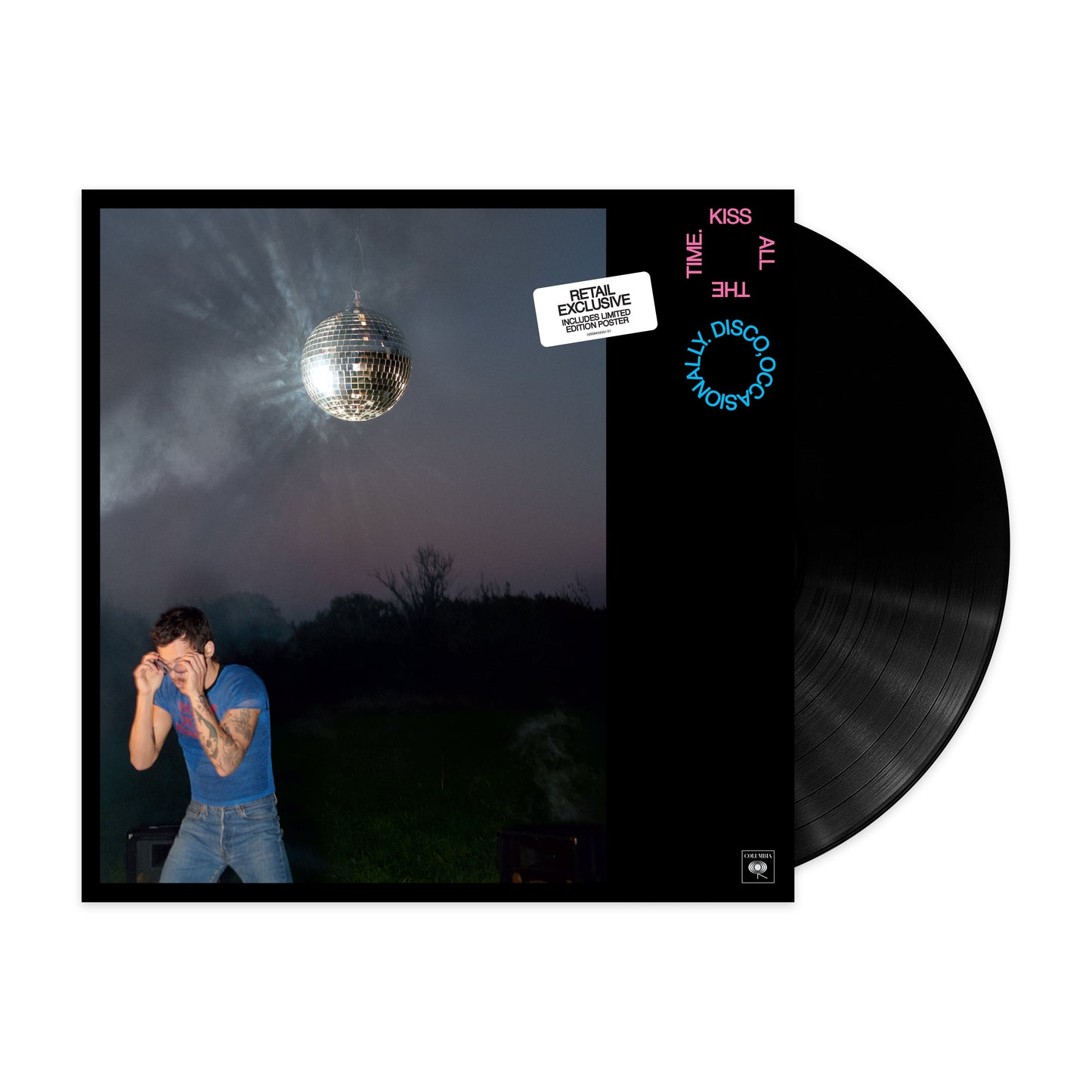 KISS ALL THE TIME. DISCO, OCCASIONALLY: UK Indie Retail Exclusive LP (Black with 1 Poster) { vinyl }