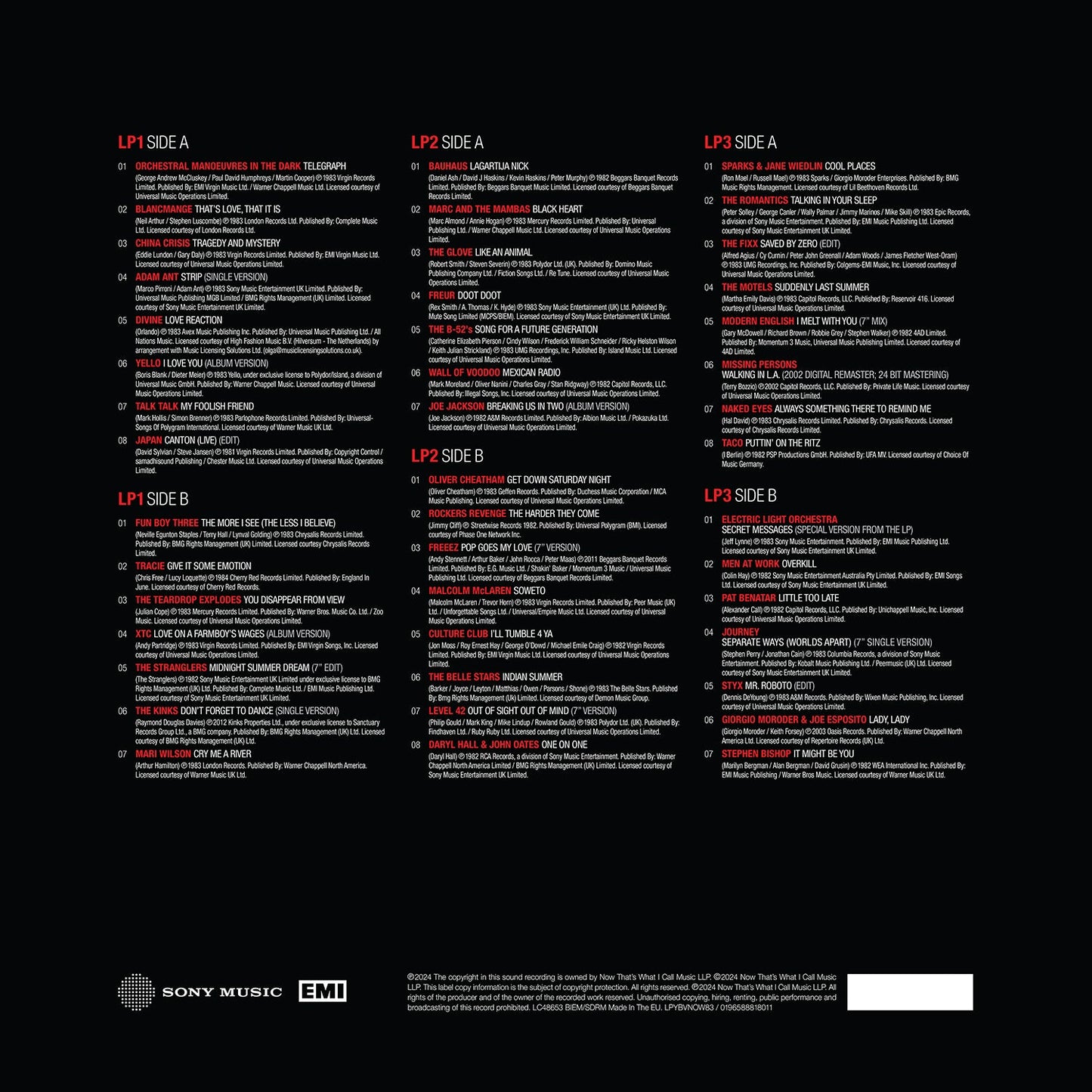 NOW Yearbook – THE VAULT: 1983 (3LP) { vinyl }