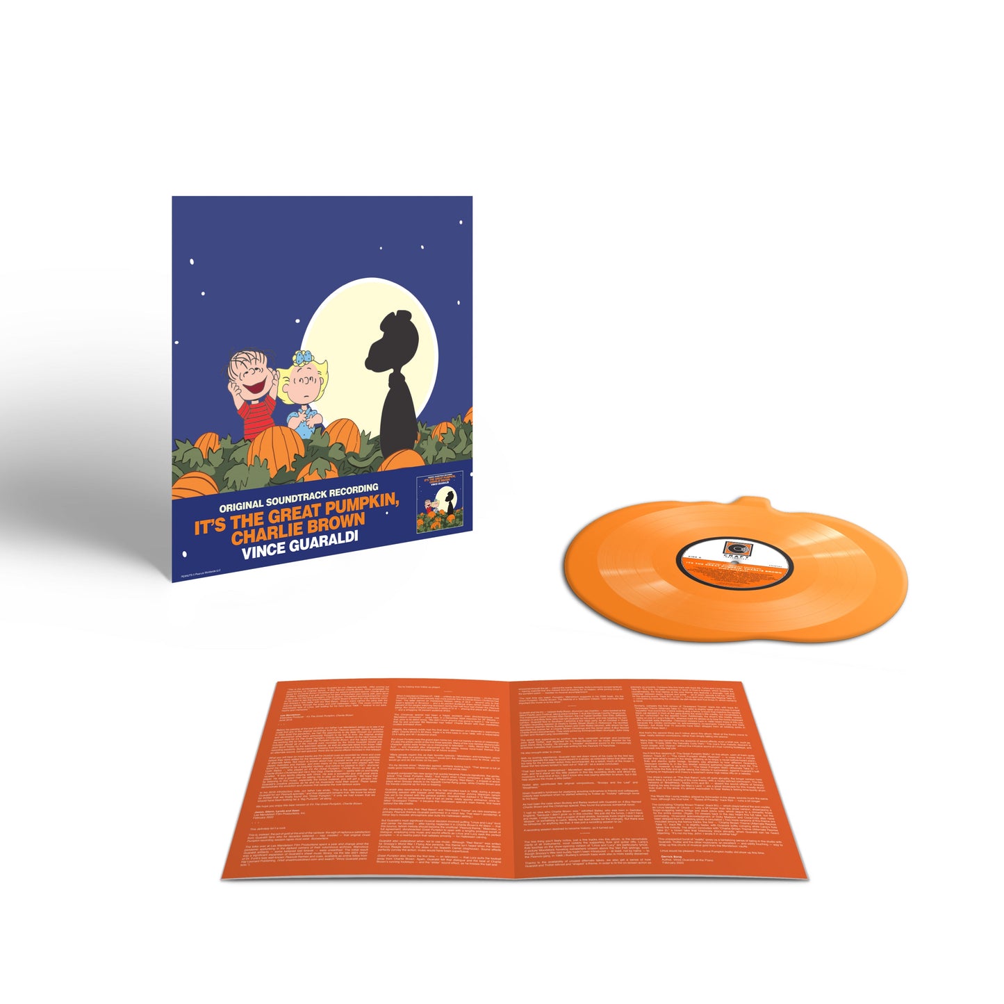 It's The Great Pumpkin (Charlie Brown): Pumpkin Shaped Orange Vinyl LP { vinyl }