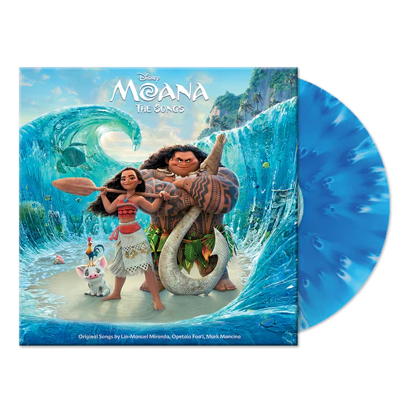 Moana - The Songs: Limited Wave Break Blue Vinyl LP { vinyl }