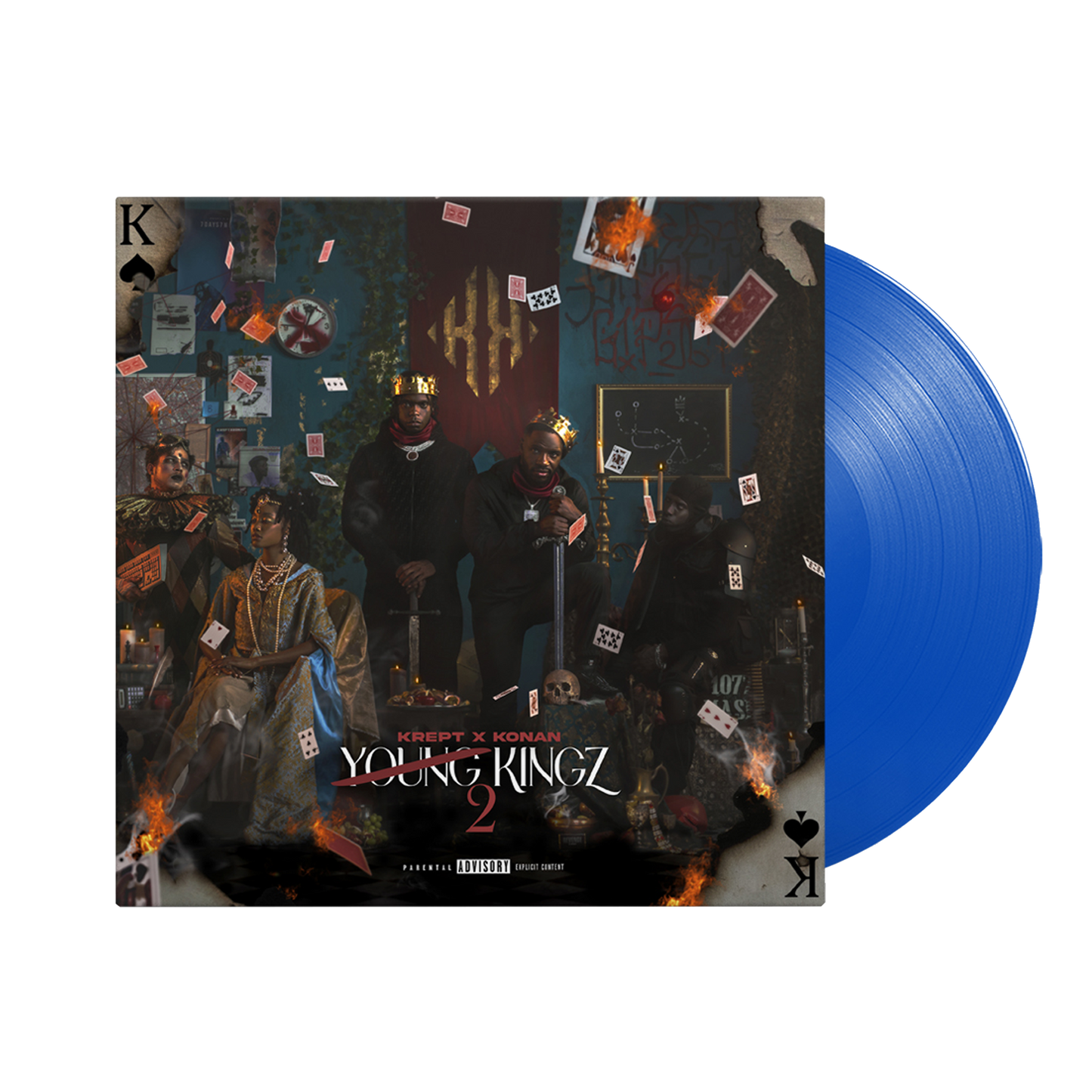 Young Kingz II: Blue Signed Vinyl LP { vinyl }