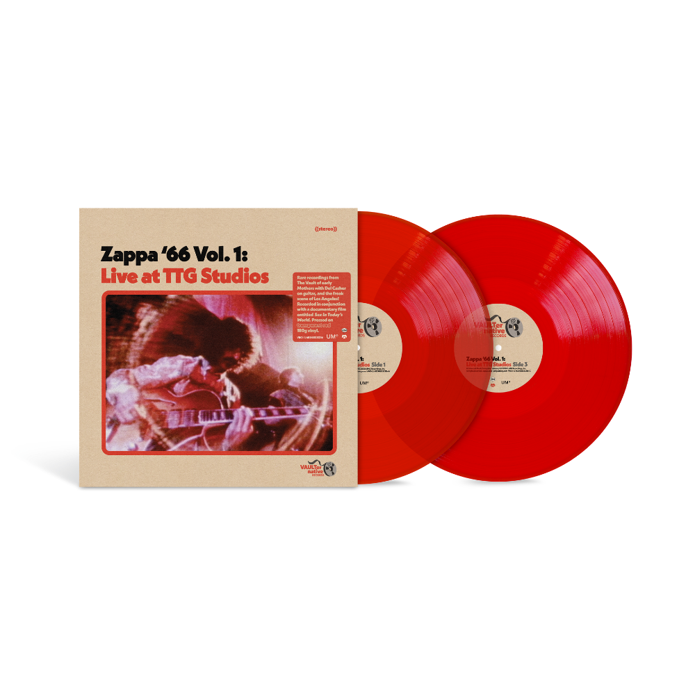 Zappa '66 Vol. 1: Live At TTG Studios Translucent Red Vinyl 2LP { vinyl }
