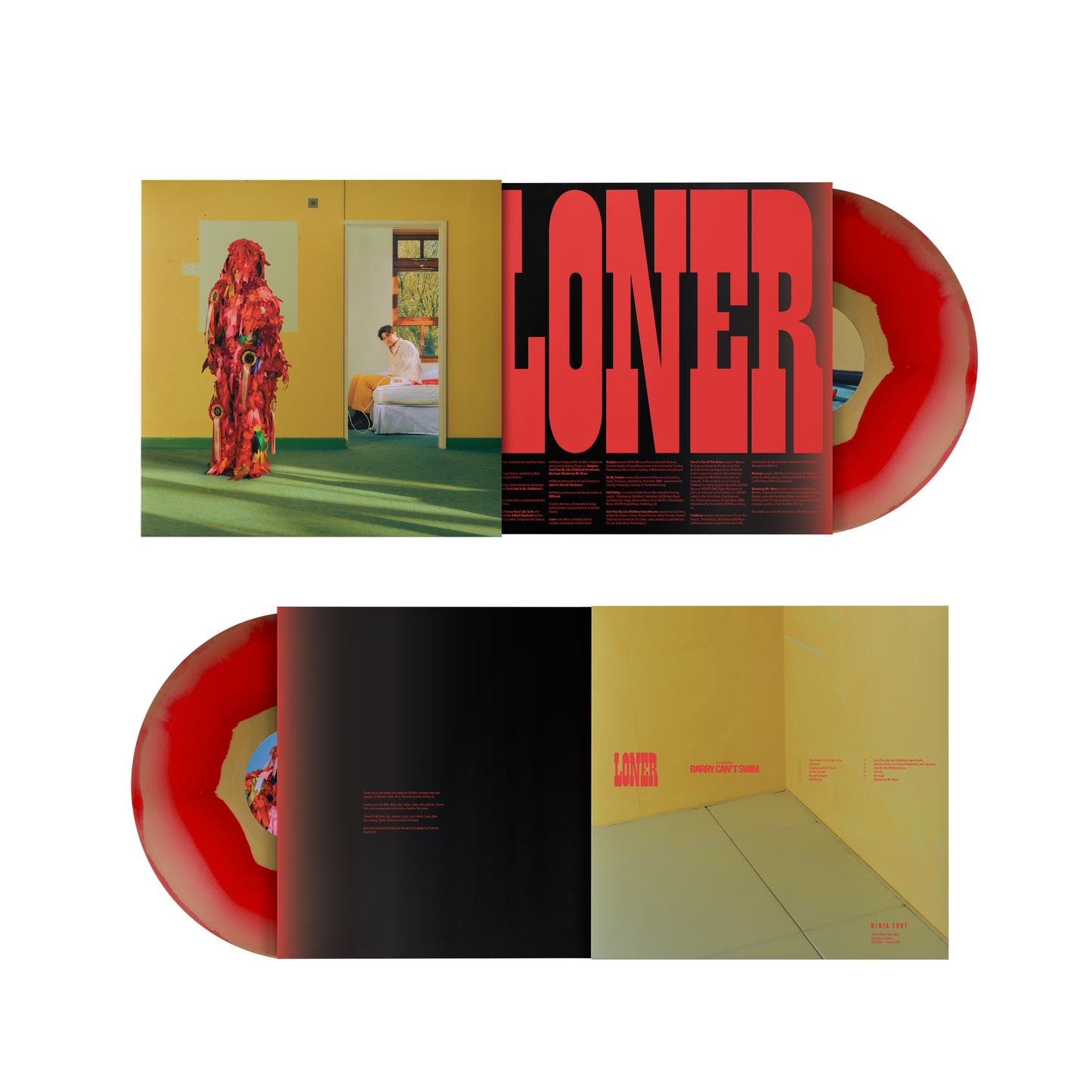 Loner: Gold & Red ‘Ink Spot’ Vinyl LP { vinyl }