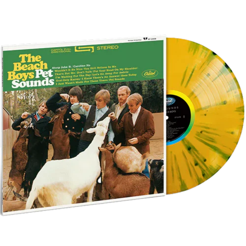 BEACH BOYS - PET SOUNDS Limited Edition, Yellow & Green Splatter Colored VinylVinyl LP { vinyl }
