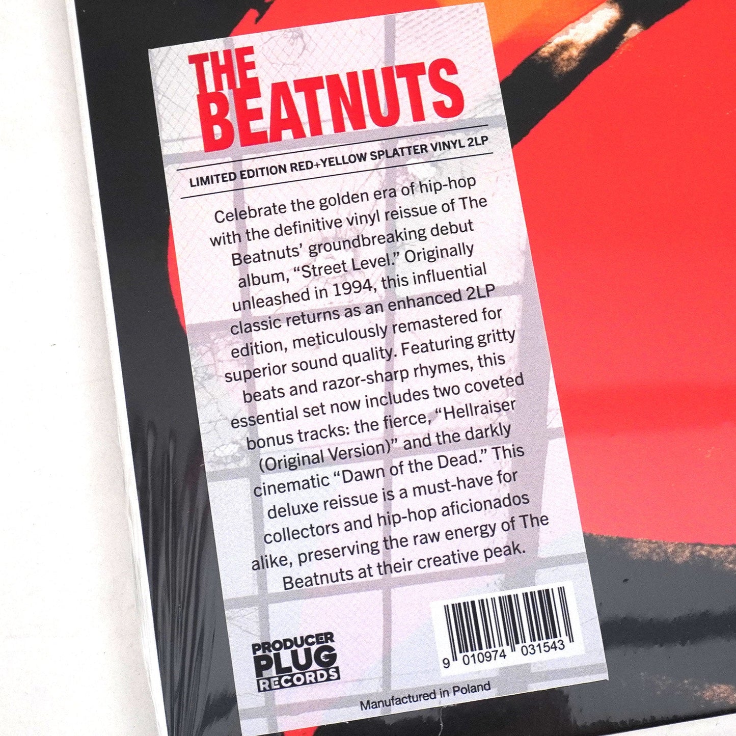 The Beatnuts: Street Level (Import, Colored Vinyl) Vinyl 2LP { vinyl }