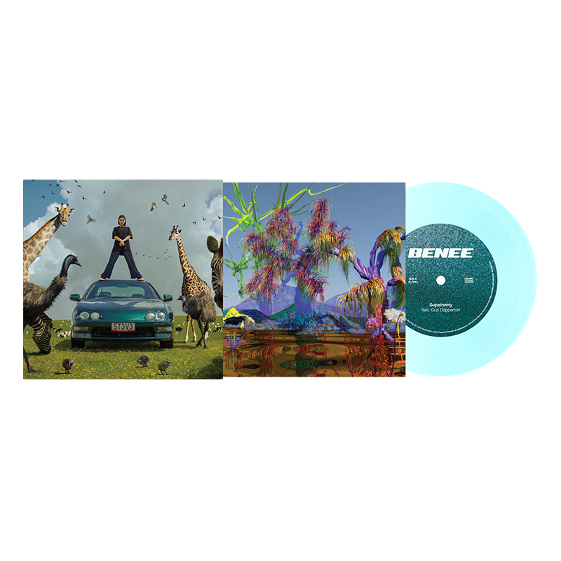 Supalonely 7" & Exclusive Signed Artcard { vinyl }