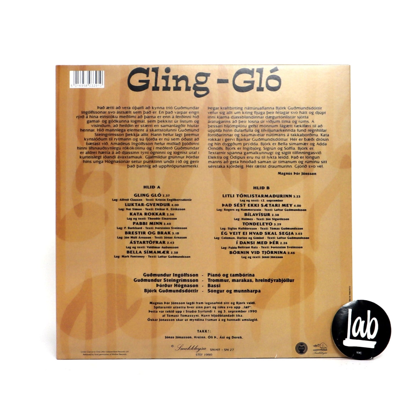Bjork: Gling-Glo Vinyl LP { vinyl }