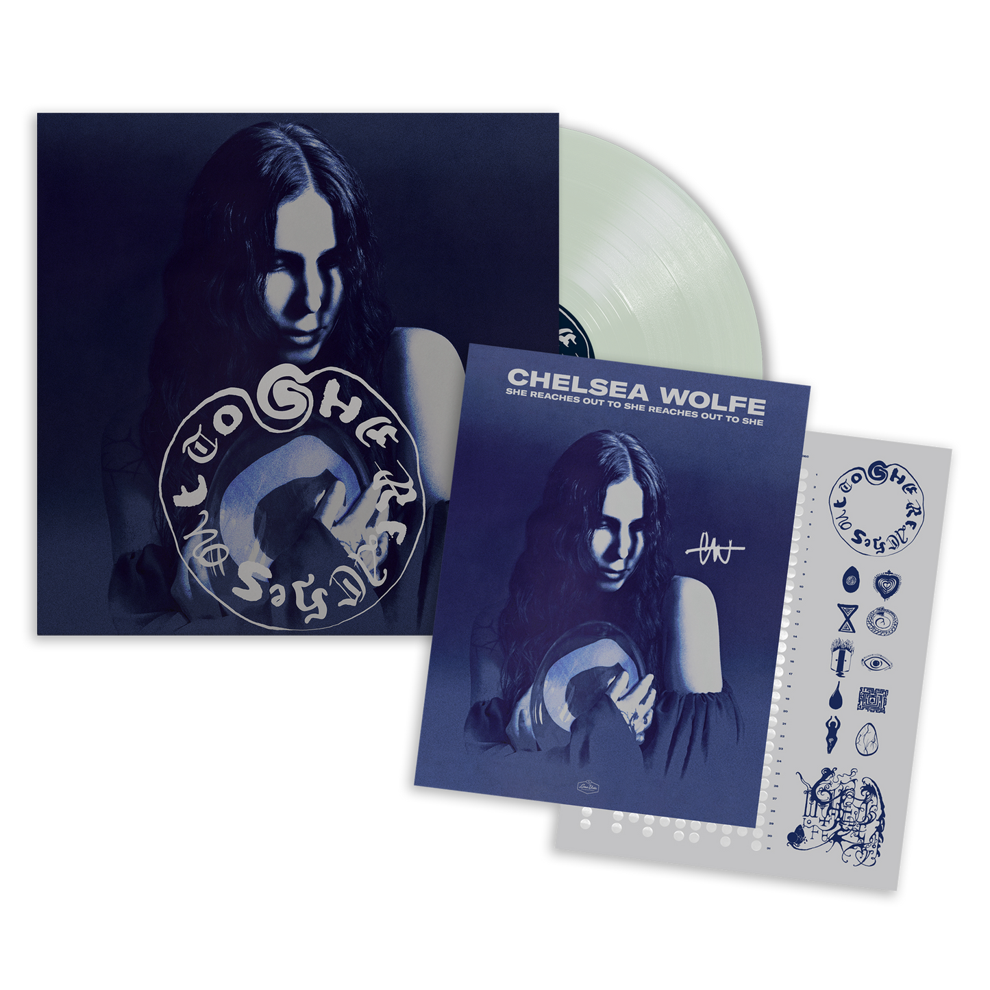 She Reaches Out To She Reaches Out To She: Limited Transparent Sea Green Vinyl LP + Signed Print { vinyl }