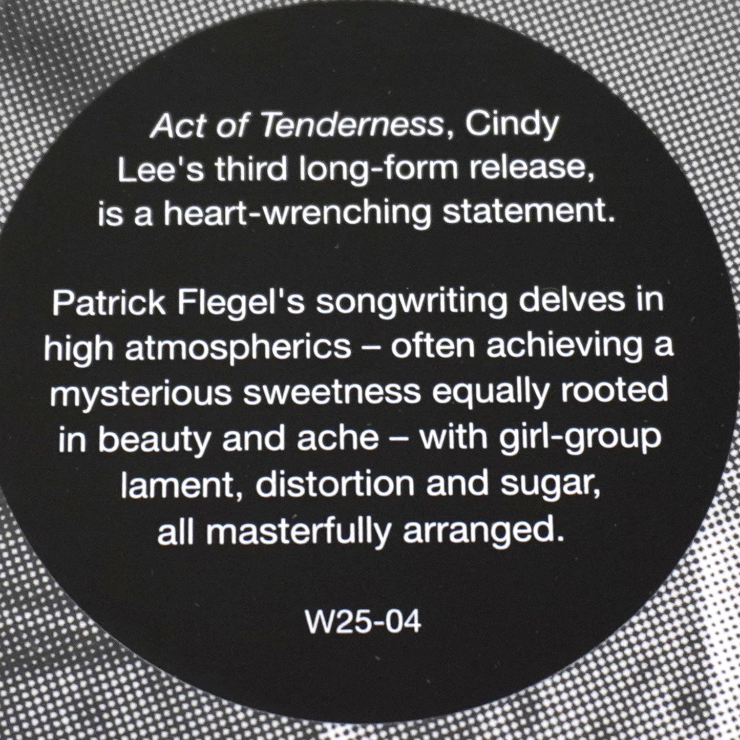 Cindy Lee: Act of Tenderness Vinyl LP { vinyl }