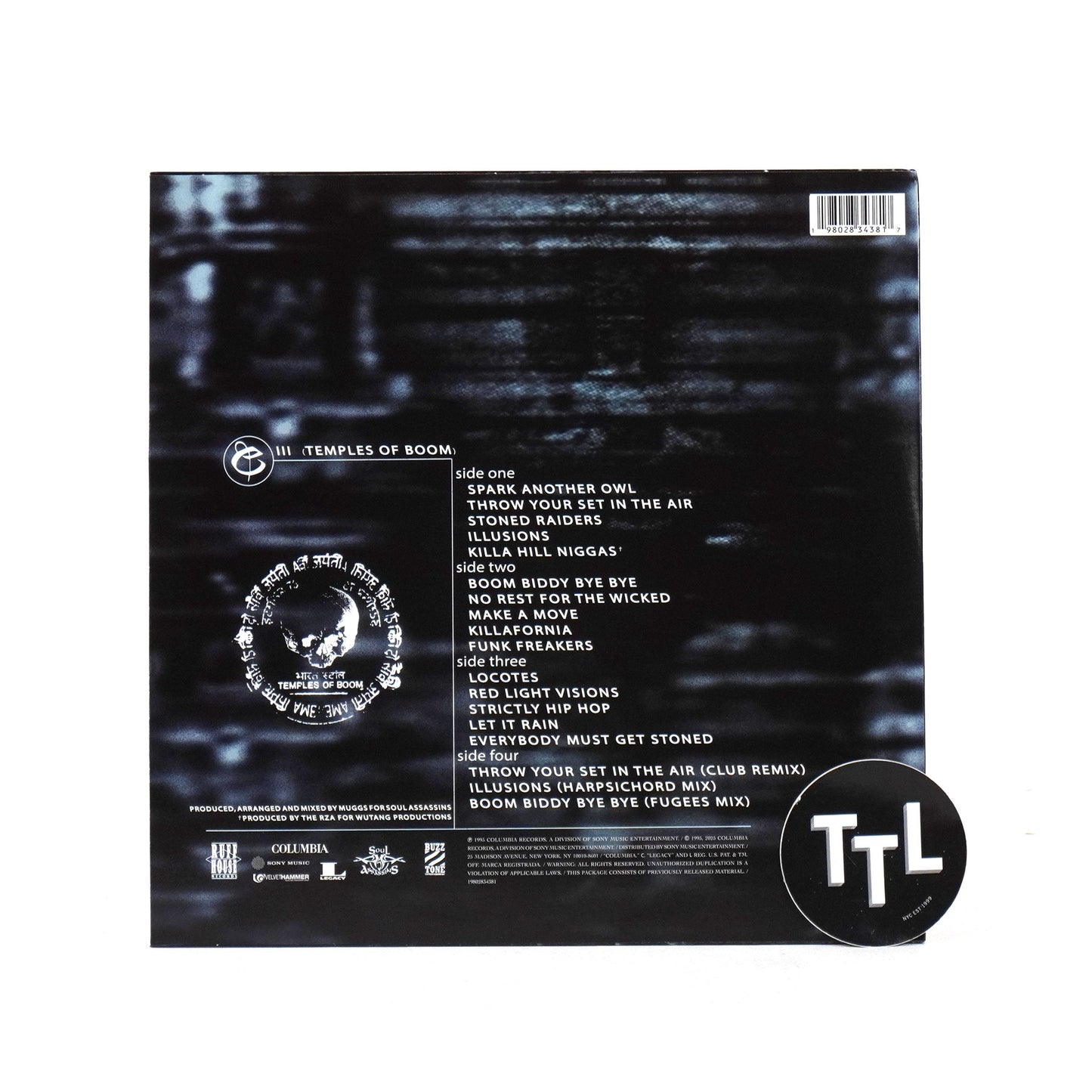 Cypress Hill: III (Temples Of Boom) Vinyl 2LP