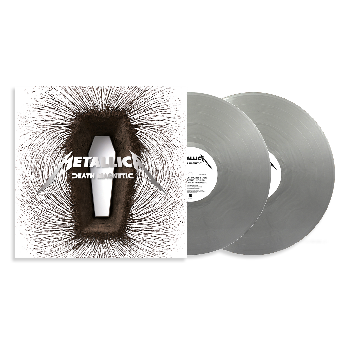 Death Magnetic: Limited ‘Magnetic Silver’ Vinyl 2LP { vinyl }