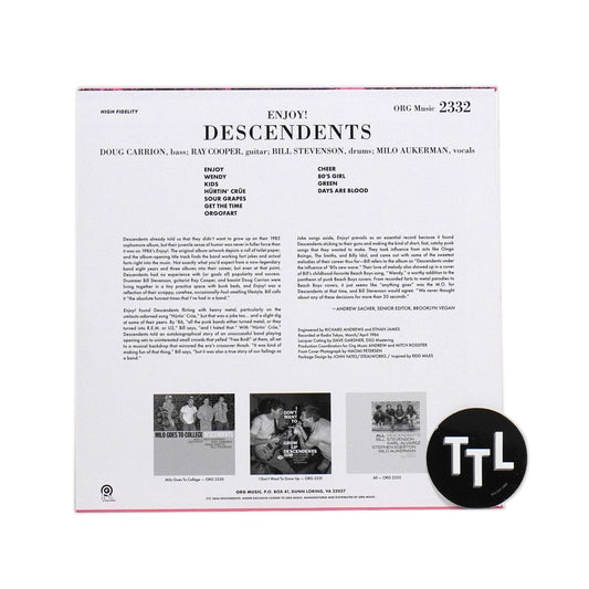 Descendents: Enjoy! - Punk Note Edition Vinyl LP { vinyl }