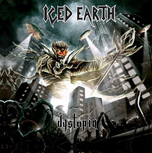 ICED EARTH - DYSTOPIA Clear Red & Black Vinyl LP { vinyl }
