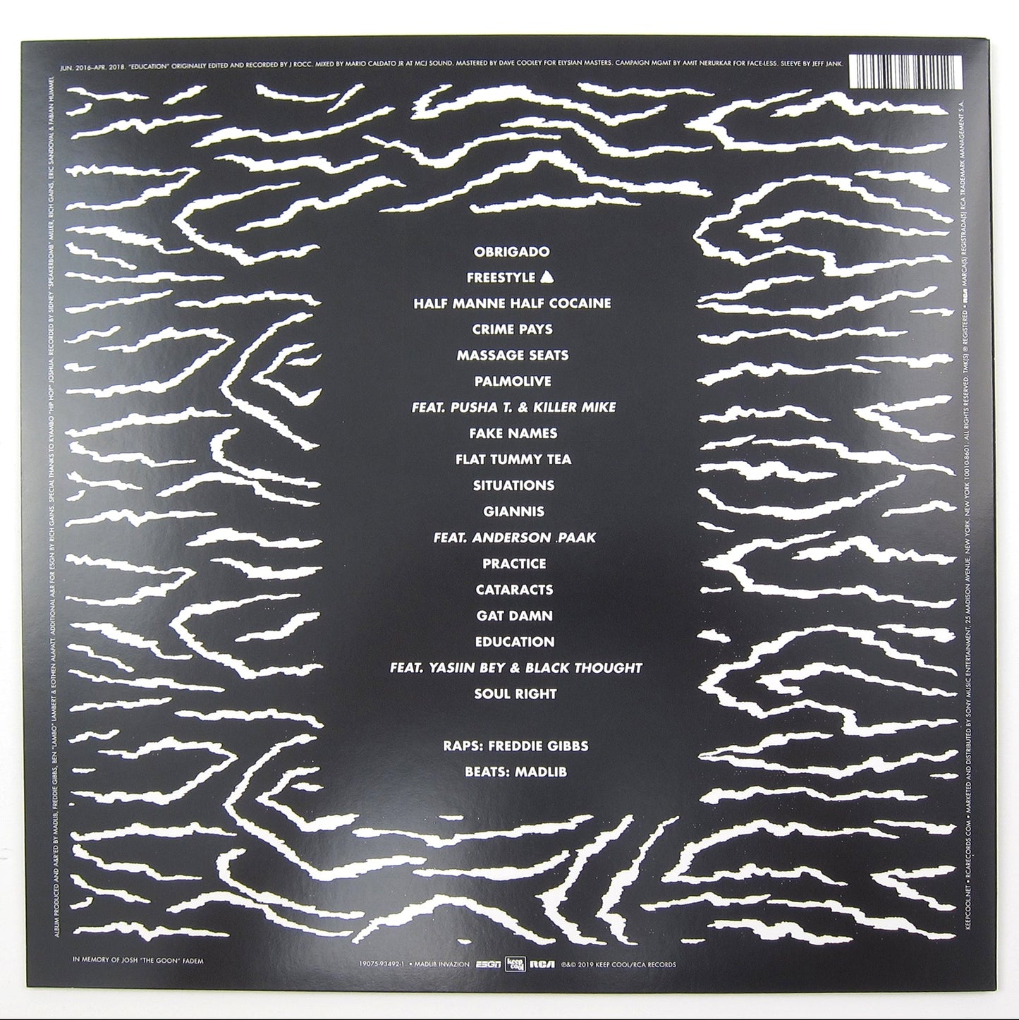 Freddie Gibbs & Madlib: Bandana Vinyl LP { vinyl }