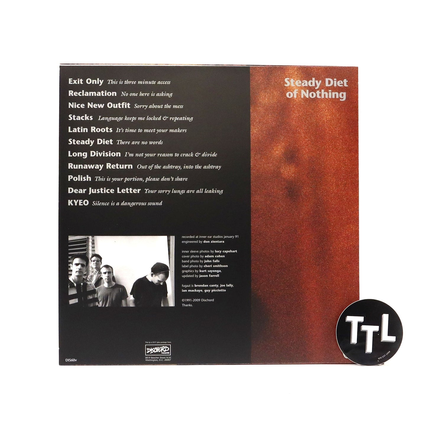 Fugazi: Steady Diet Of Nothing (Silver Colored Vinyl) Vinyl LP { vinyl }