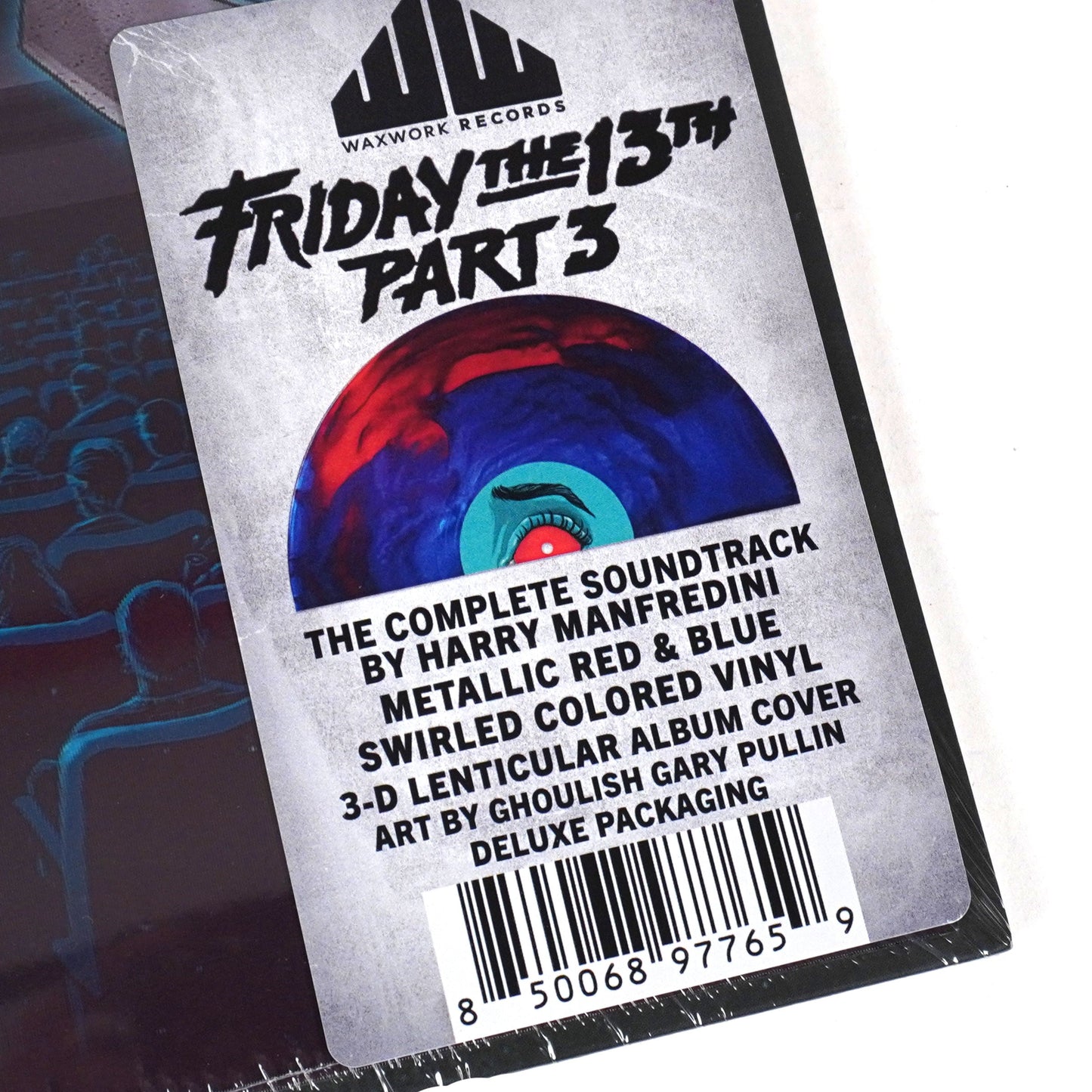 Harry Manfredini: Friday The 13th Part 3 (Lenticular Cover, Colored Vinyl) Vinyl 2LP { vinyl }
