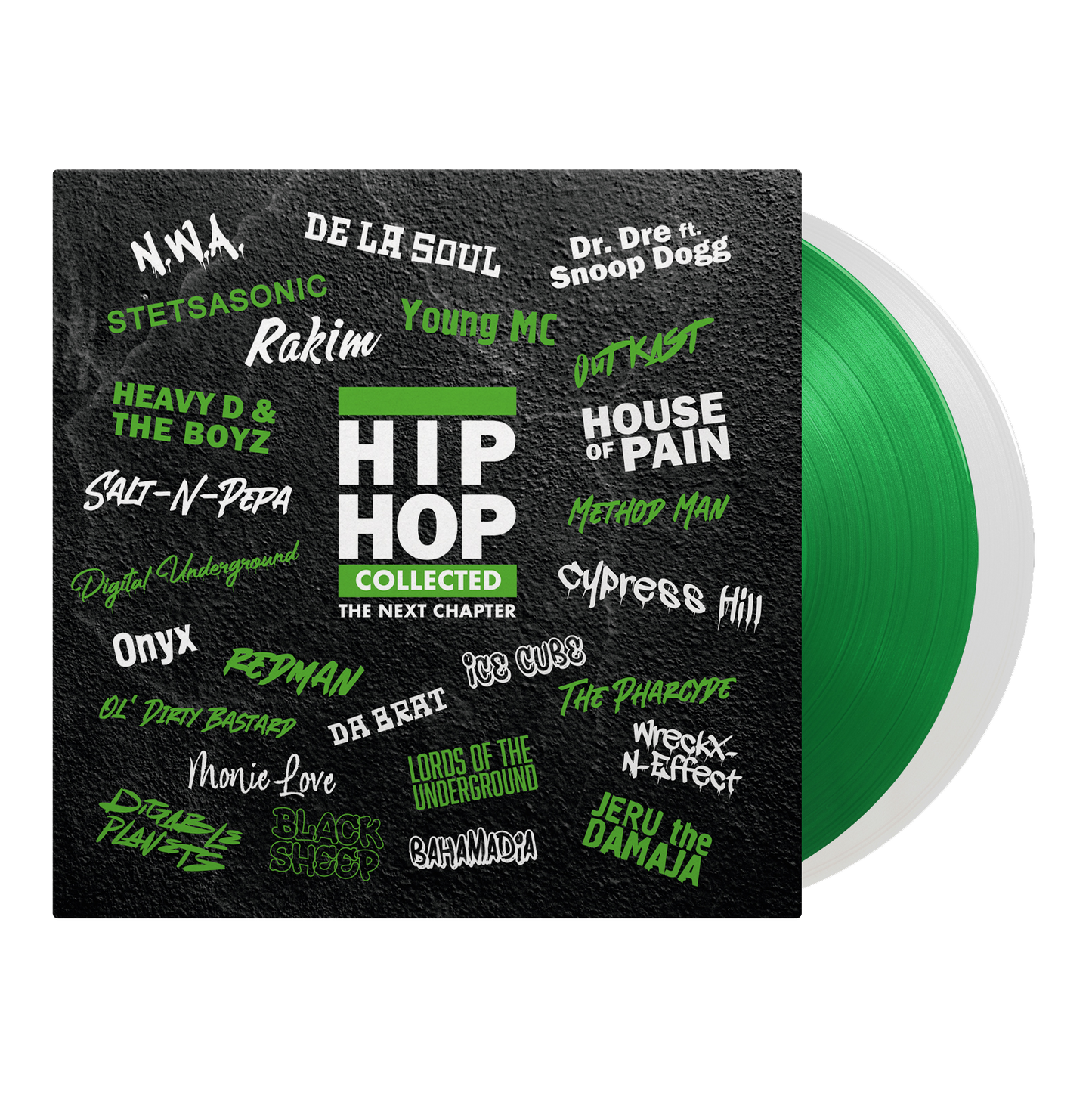 Hip Hop Collected - The Next Chapter: Limited Green/White Vinyl 2LP { vinyl }