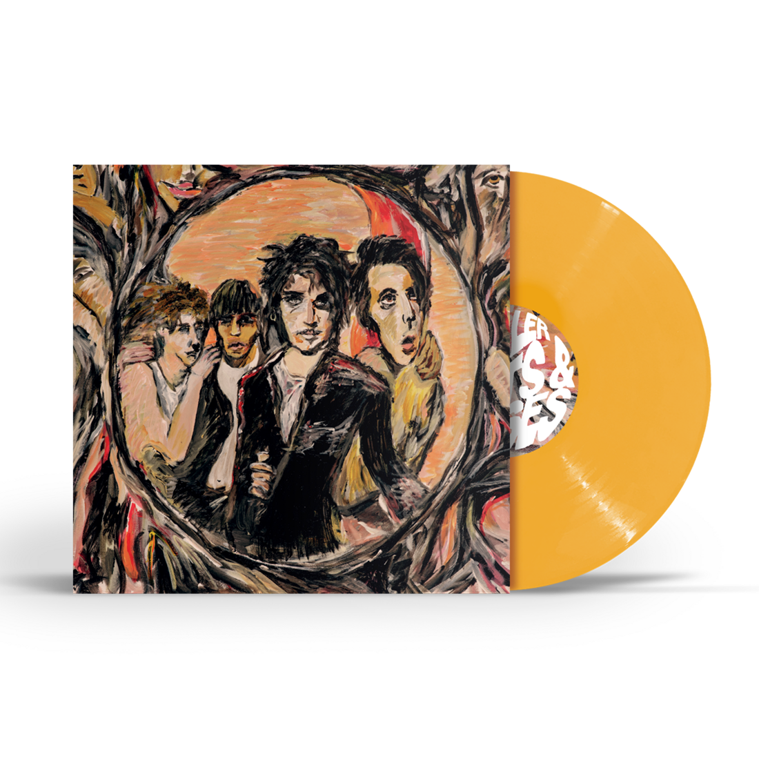Cuts & Bruises Yellow Vinyl Alternative Sleeve Vinyl { vinyl }
