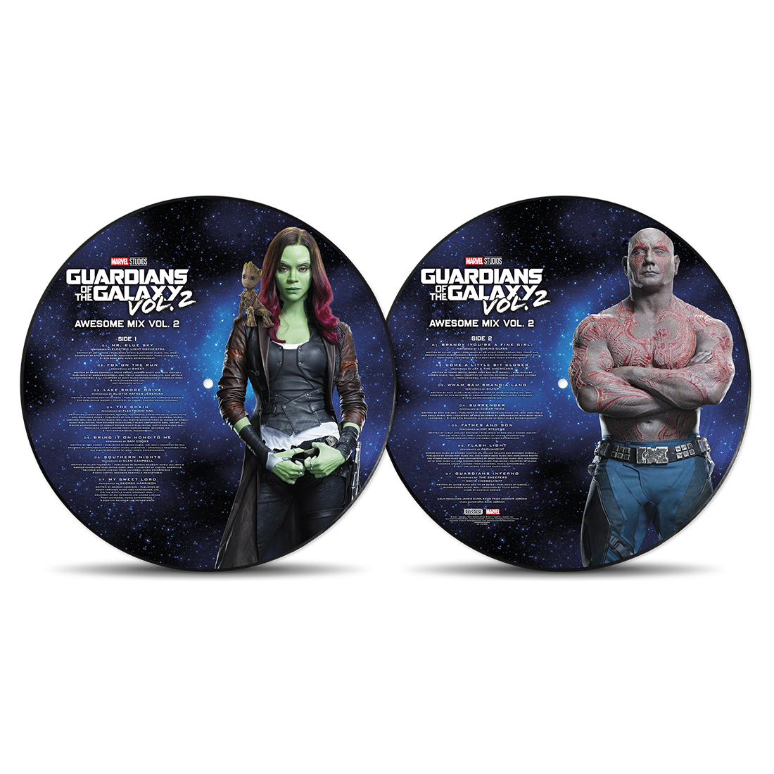 Guardians of the Galaxy Vol. 2 - Awesome Mix Vol. 2: Vinyl Picture Disc LP { vinyl }