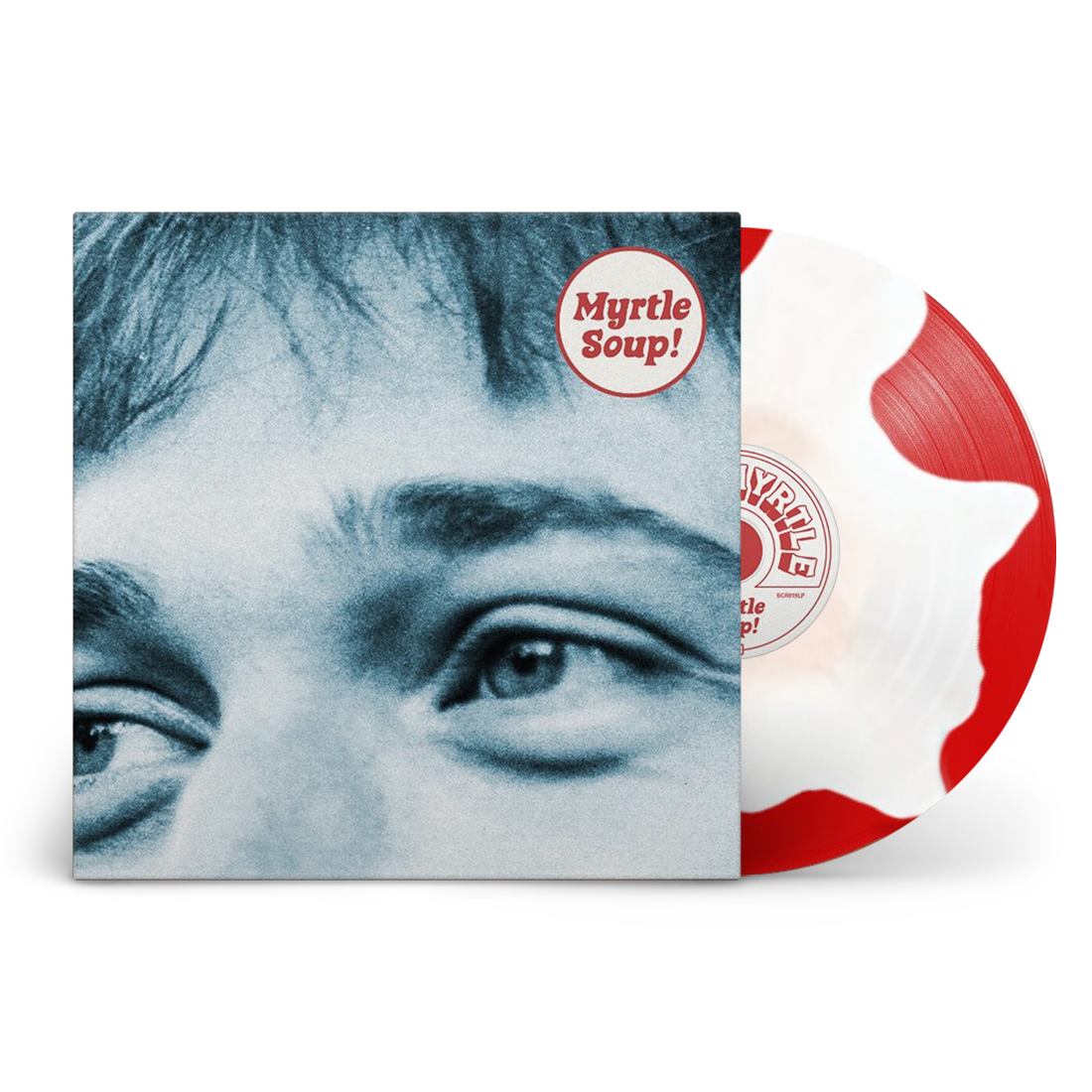 Myrtle Soup: Signed Exclusive Red + White Splodge Vinyl LP + A5 Lyric Booklet { vinyl }