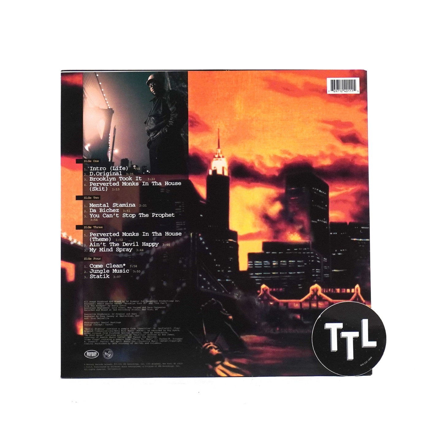 Jeru The Damaja: The Sun Rises In The East Vinyl 2LP { vinyl }
