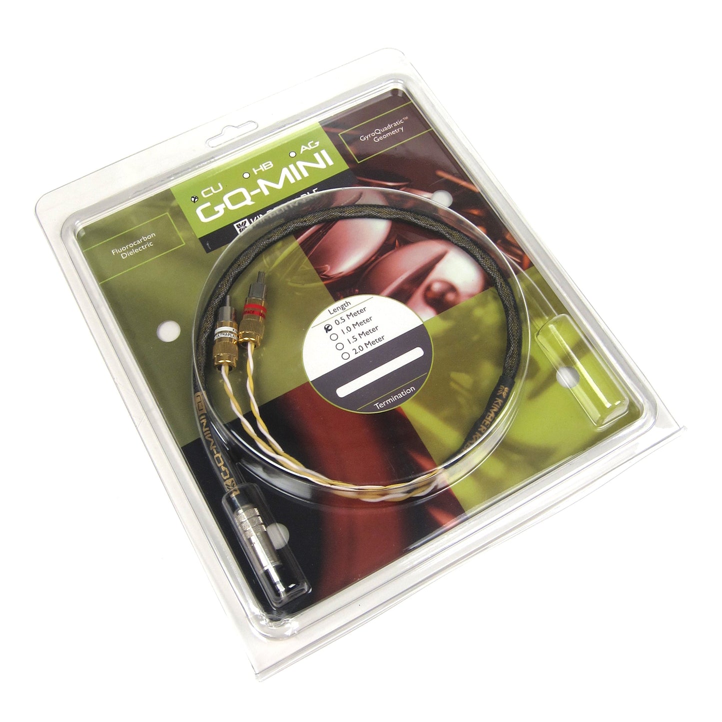 Kimber Kable: GQMINI-CU Audio Interconnect Y-Cable (Dual RCA - 3.5mm) (Open Box Special)