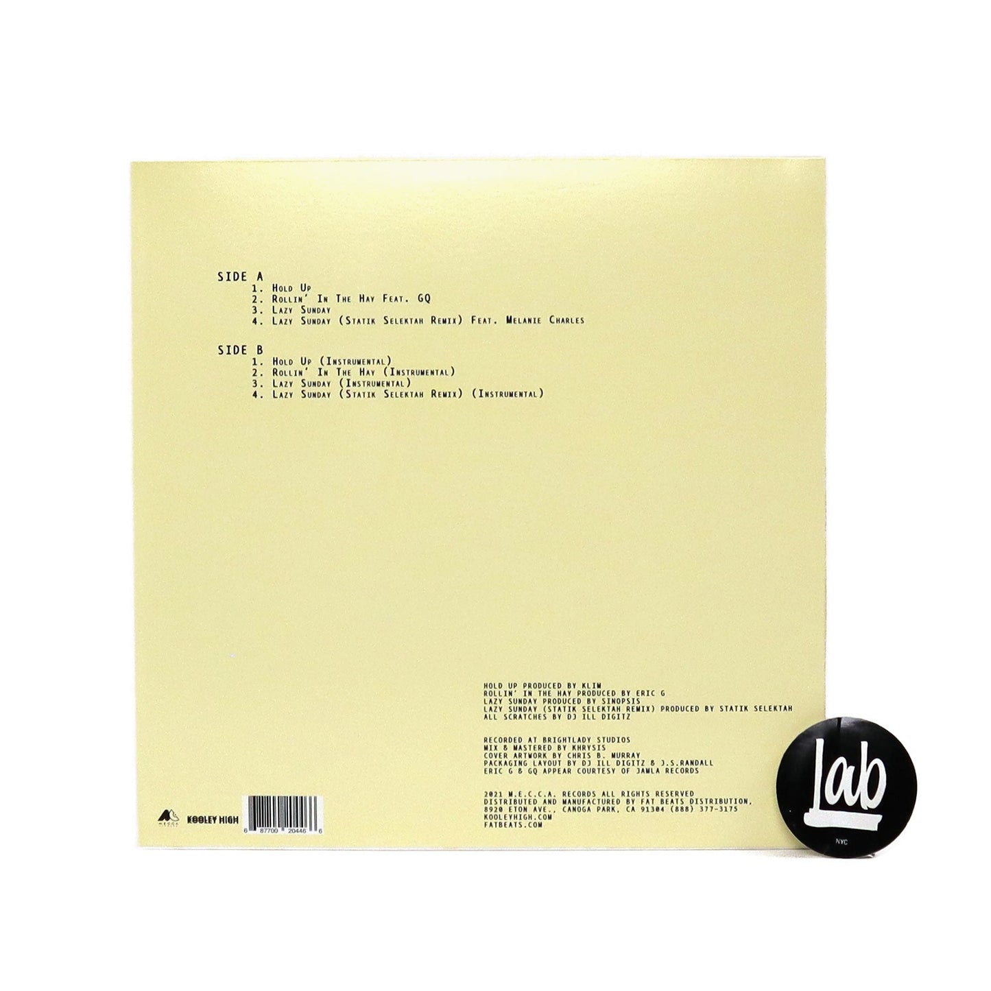 Kooley High: Lazy Sunday (180g) Vinyl LP { vinyl }