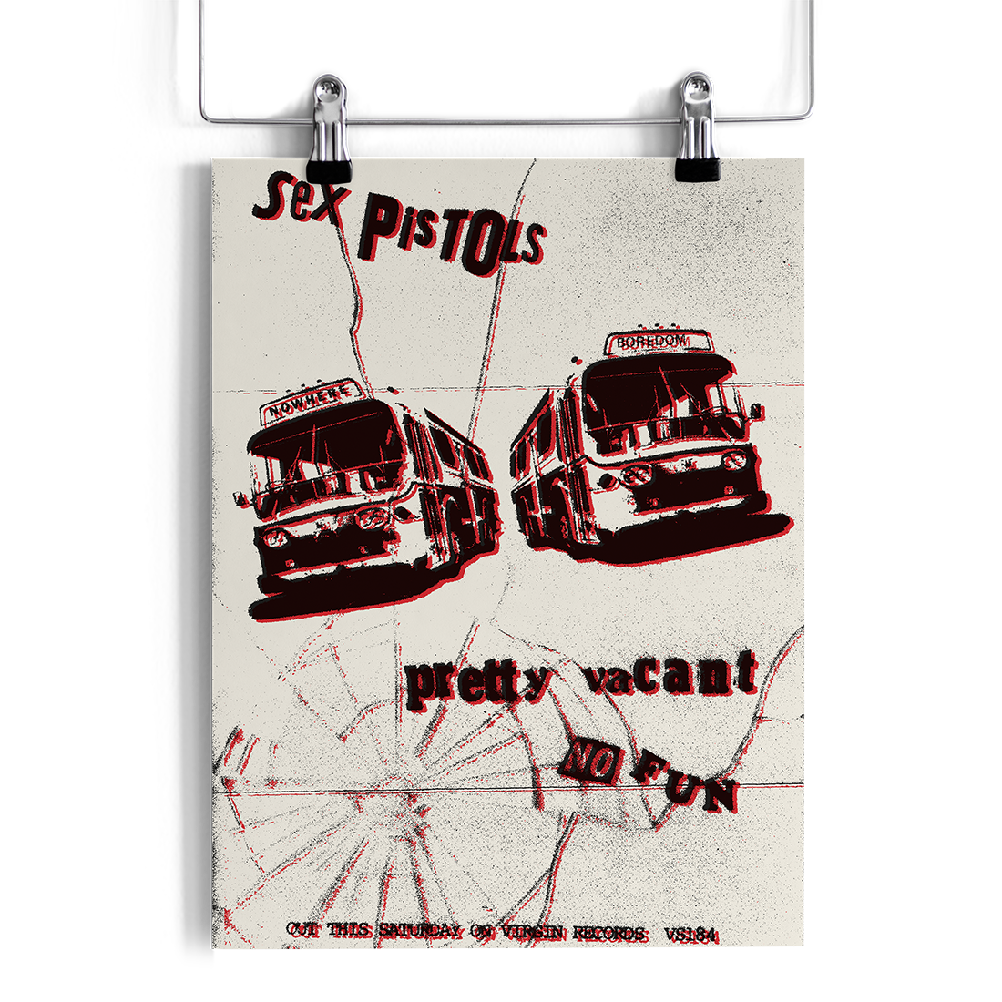 Pretty Vacant Poster { vinyl }