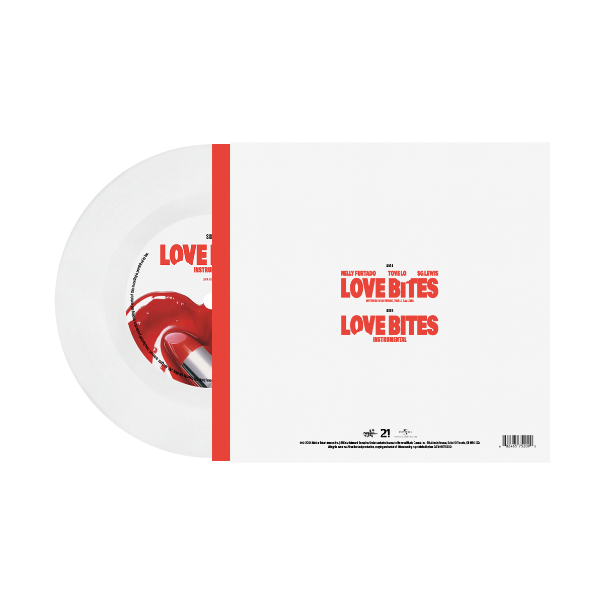 Nelly Furtado: Love Bites 7” White Vinyl { vinyl }