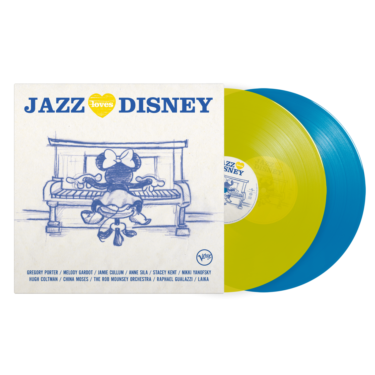 Jazz Loves Disney: Transparent / Transparent Blue Vinyl 2LP { vinyl }