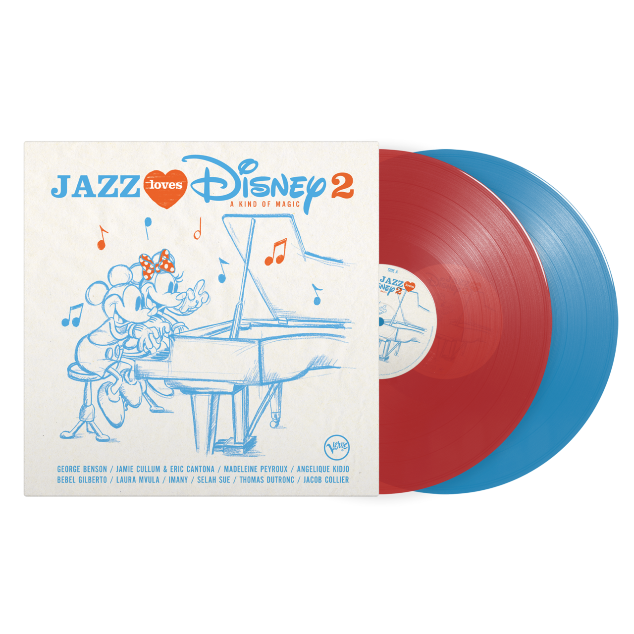 Jazz Loves Disney 2 - A Kind Of Magic: Red & Blue Vinyl LP { vinyl }