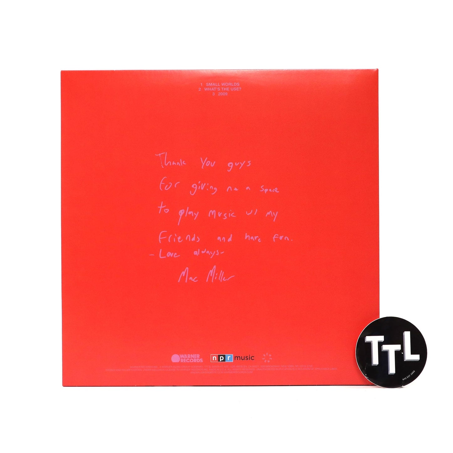Mac Miller: NPR Music Tiny Desk Concert (Colored Vinyl) Vinyl LP { vinyl }
