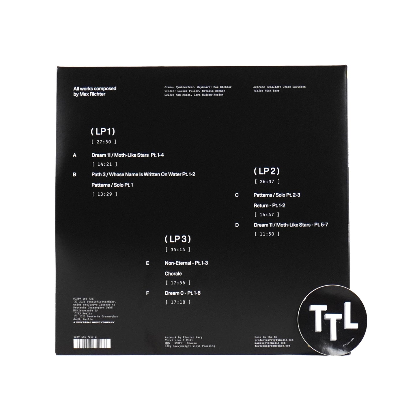 Max Richter: Sleep Circle Vinyl 3LP