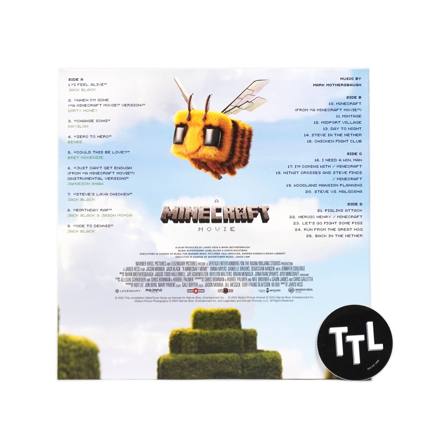Minecraft: A Minecraft Movie Soundtrack (Colored Vinyl) Vinyl 2LP { vinyl }