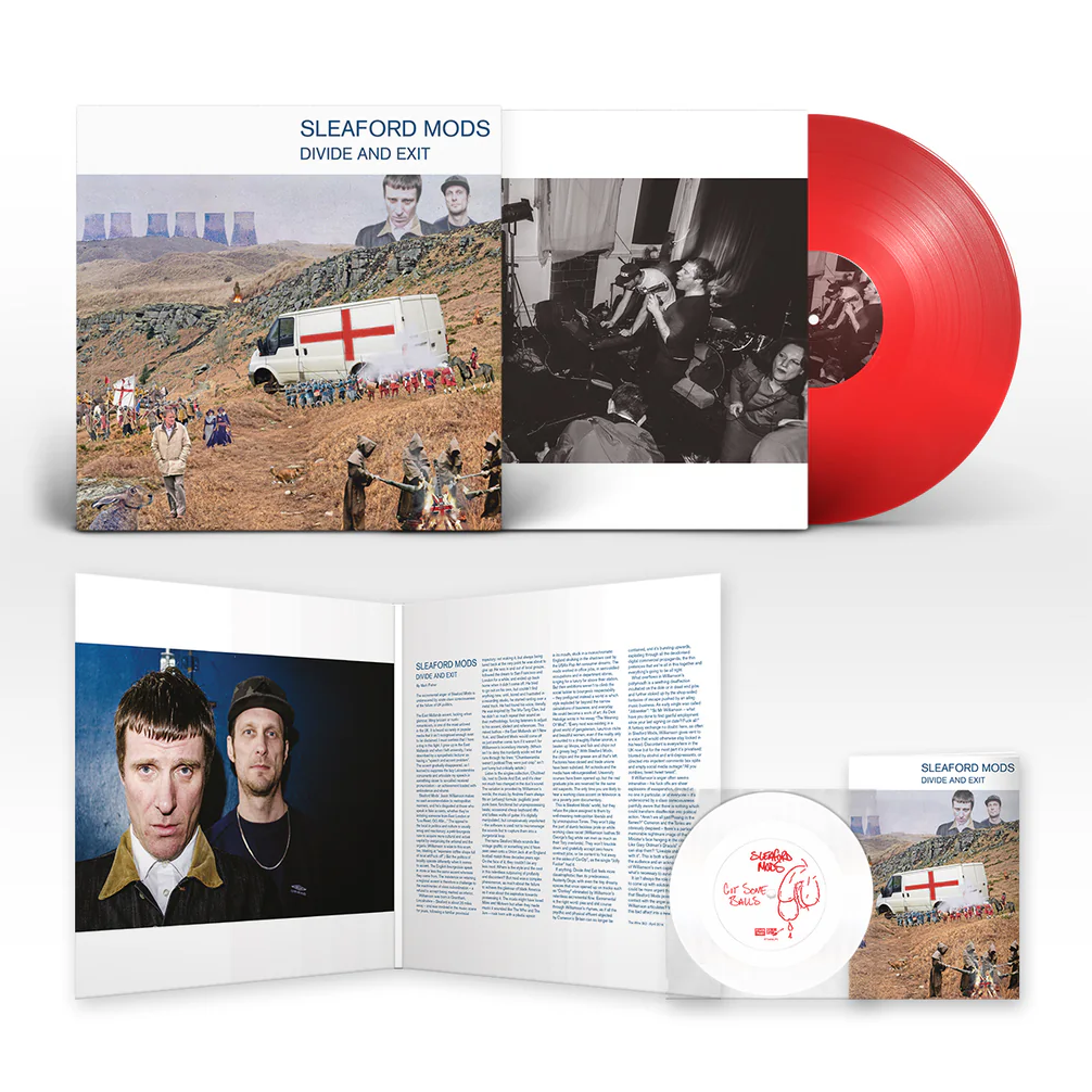 Divide and Exit (10th Anniversary): Limited Clear Red Vinyl LP + 7" Flexi Disc { vinyl }