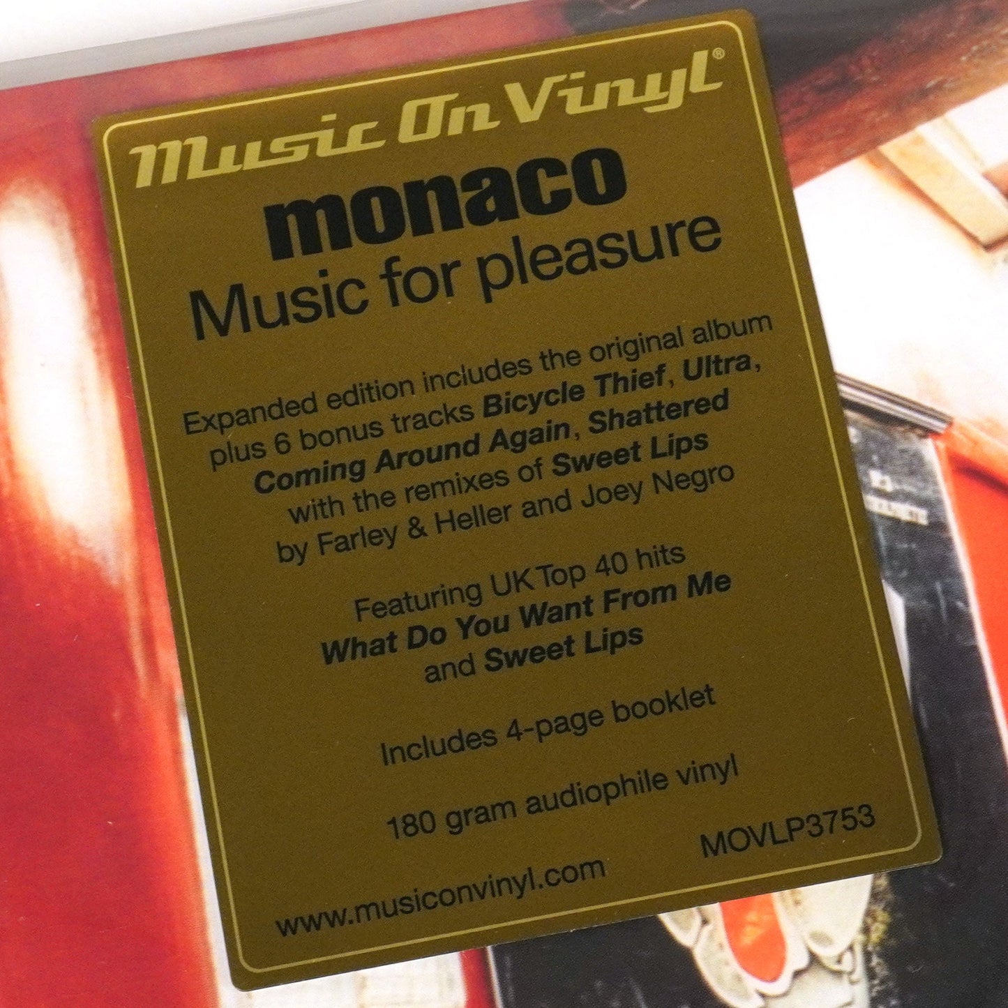 Monaco: Music For Pleasure (New Order, 180g) Vinyl 2LP { vinyl }