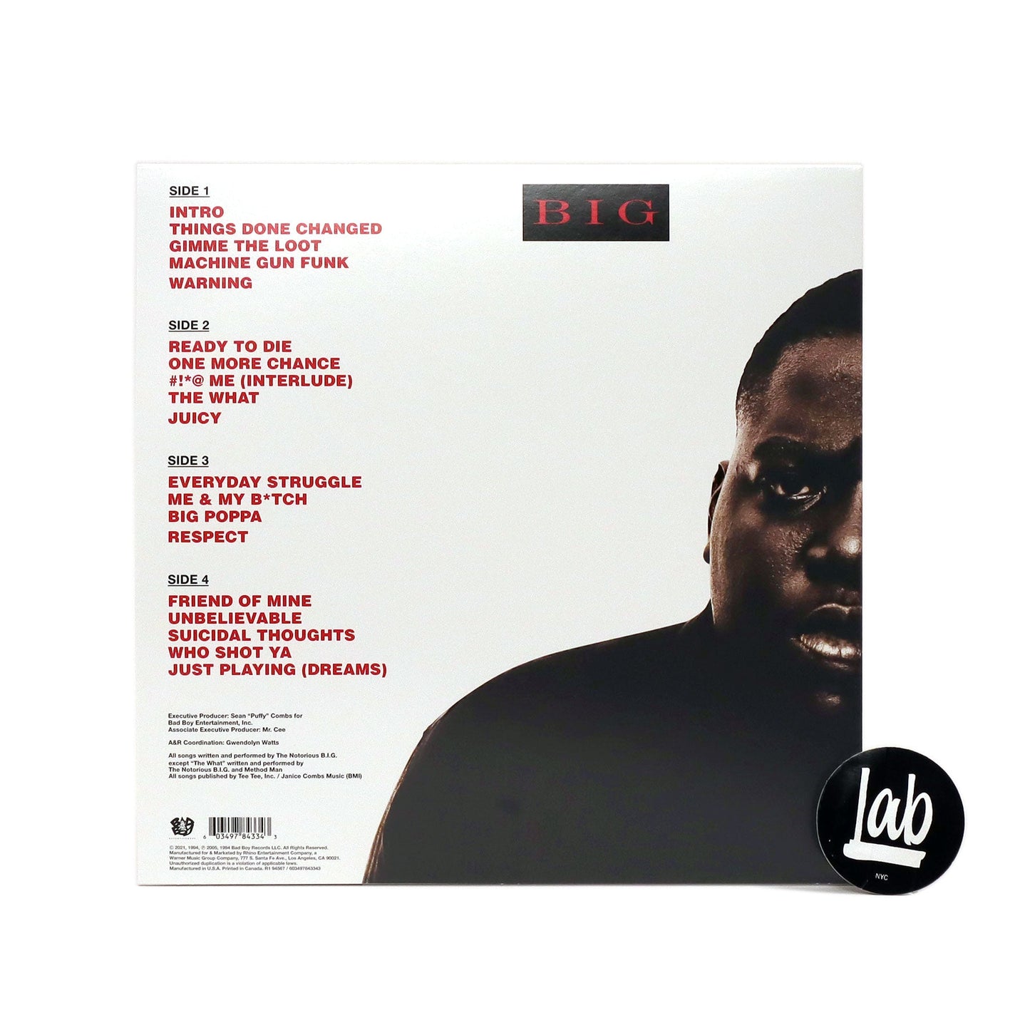 The Notorious B.I.G.: Ready To Die Vinyl 2LP { vinyl }